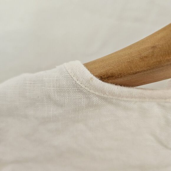 Luna Luz Linen Pink Pocket Dress Womens Size Small Sleeveless Lagenlook# 746 - Picture 12 of 15